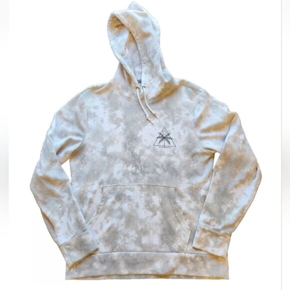 Old Navy Tops - Stylish Gray Tie-Dye Hoodie for Women